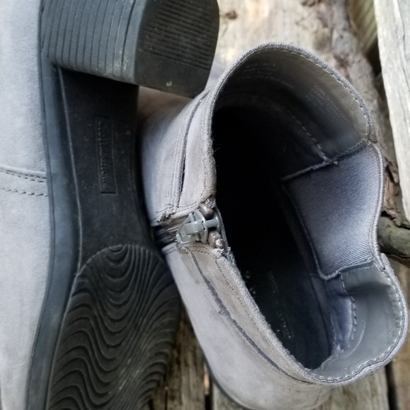 Croft & Barrow Gray Ankle Boots - Picture 2 of 4